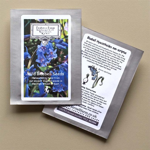 Farnell Farm British Wild Bluebells Packet